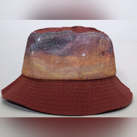 CUSTOM PAINTED 1 OF 1 Bucket Hat - Picture 2 of 5